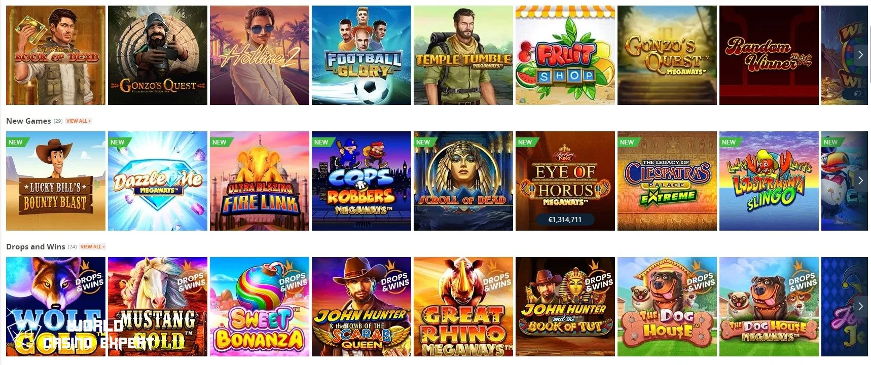 Amusement Activities on Betsson | World Casino Expert