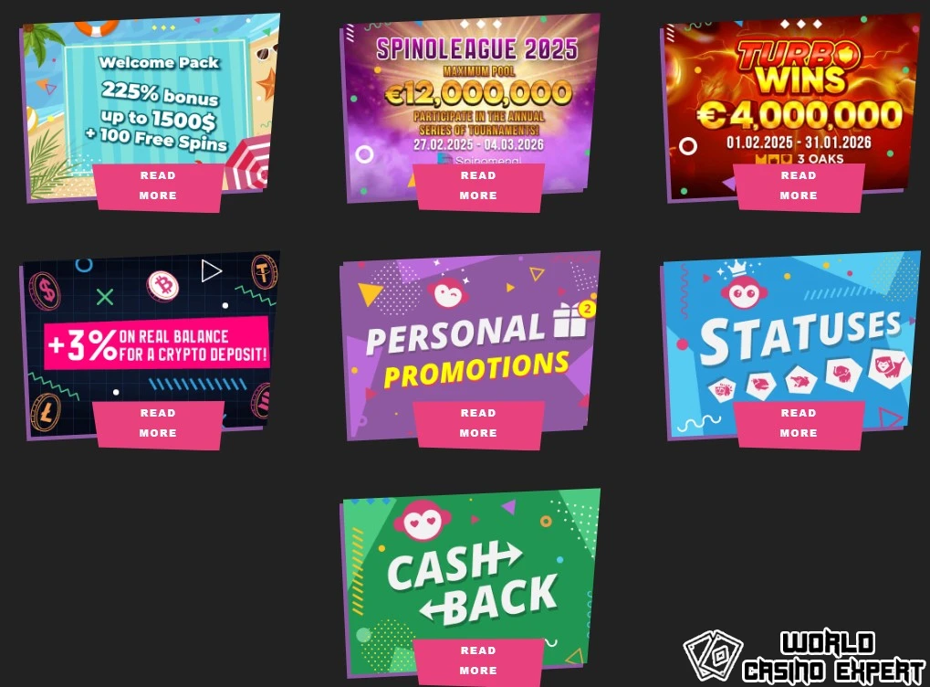 Casino Booi offers bonus opportunities for players