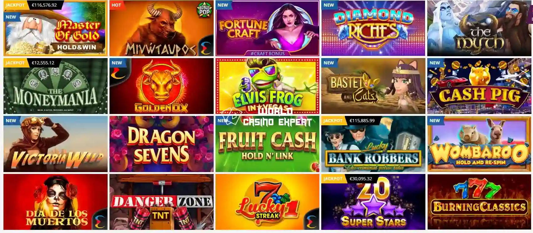 Games in Online Casino Playamo | worldcasinoexpert.com