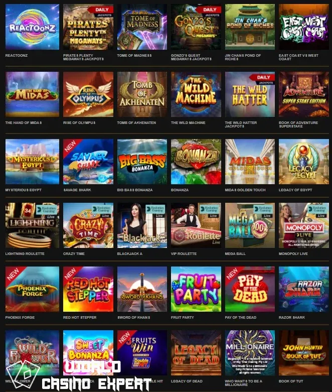 Slots from Online Casino VideoSlot | worldcasinoexpert.com