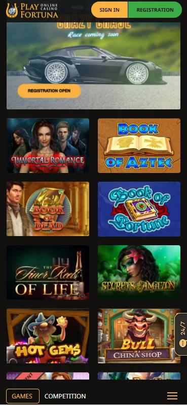 Mobile Friendly Casino PlayFortuna - 2