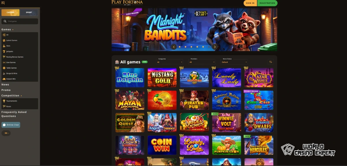 Casino Games and Software