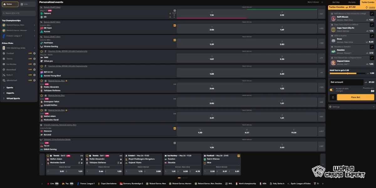 Sportsbook and Betting Markets