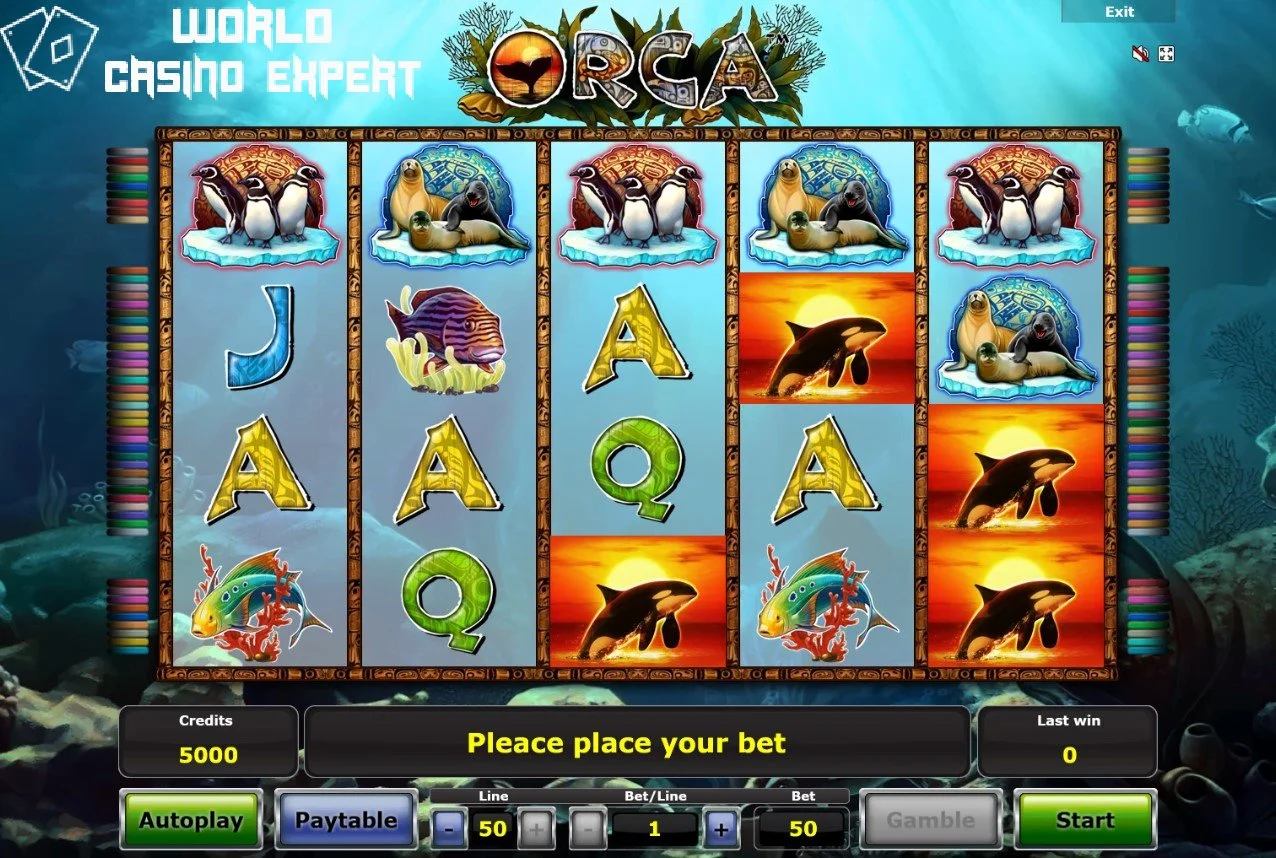 Slot Orca novomatic world casino expert
