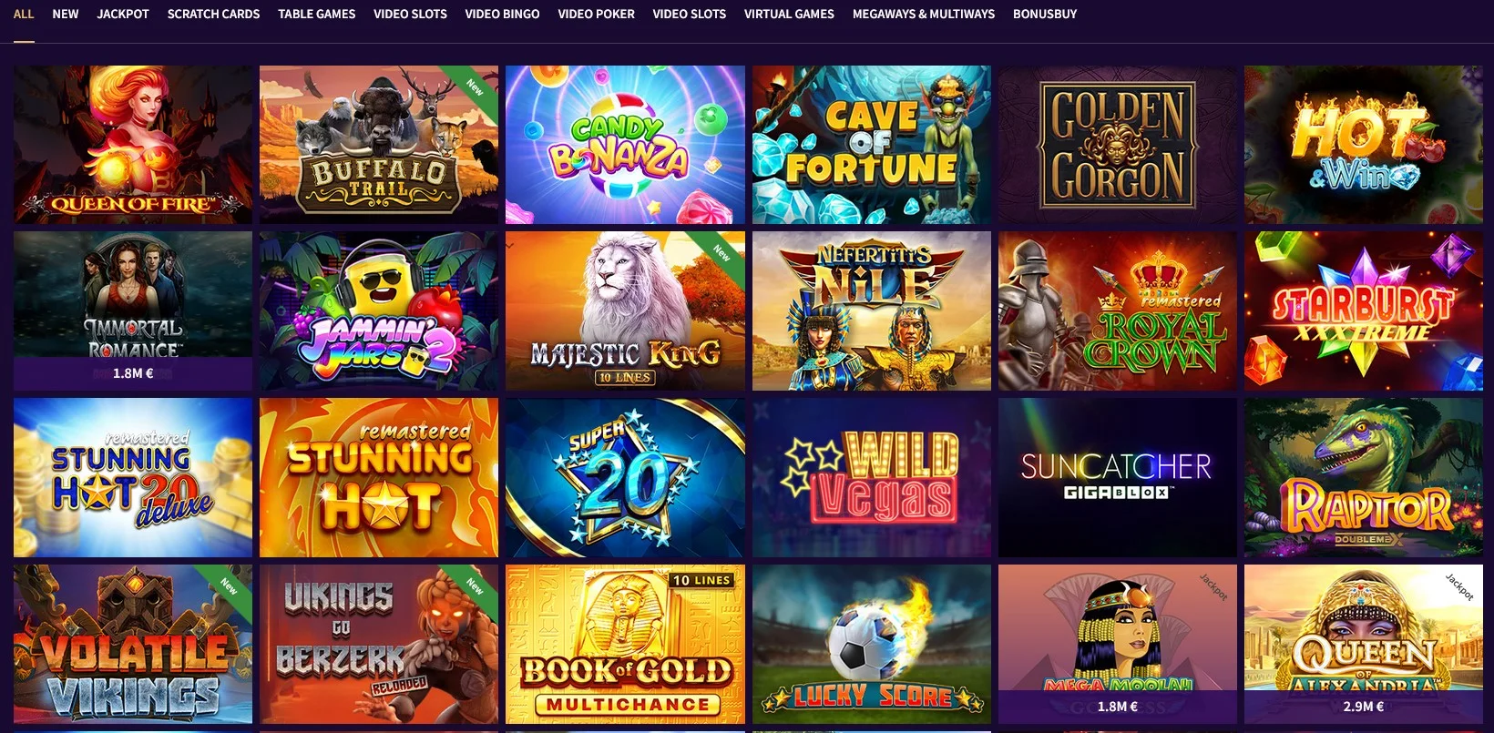 Game assortment of Haz Casino | World Casino Expert