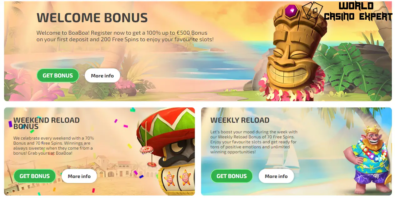 BoaBoa Casino Bonuses and Promotions | World Casino Expert