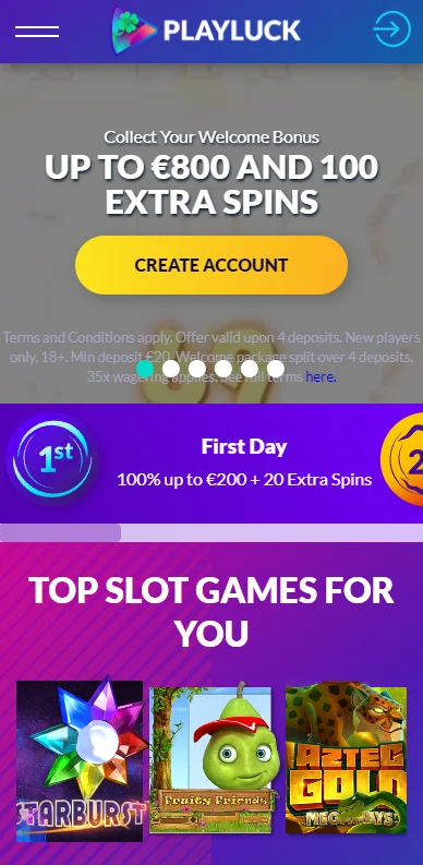 Mobile Adaptive The Online Casino PlayLuck | World Casino Expert
