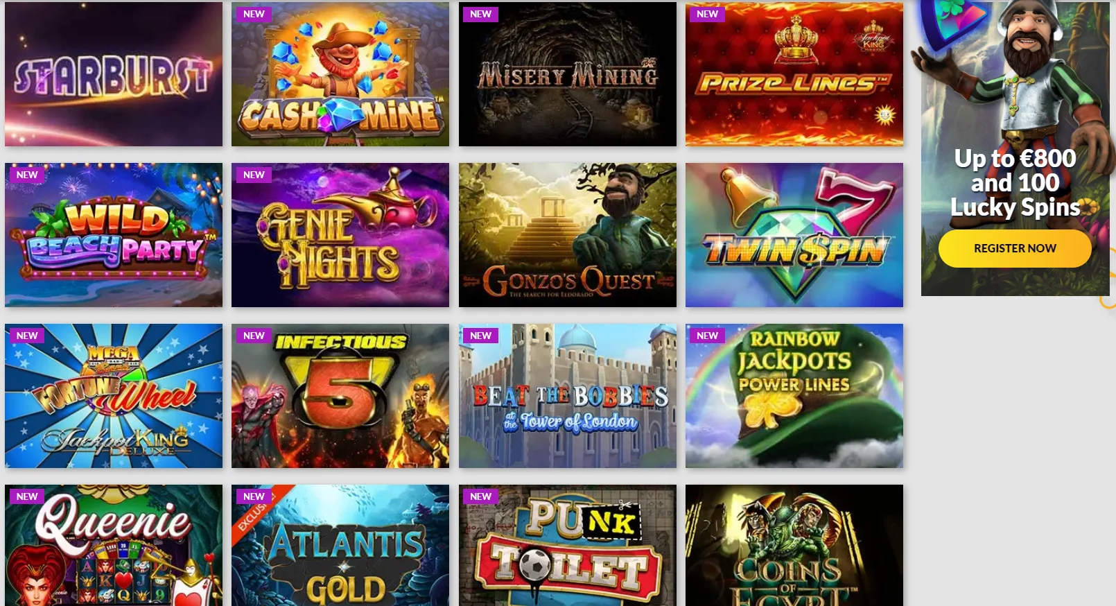 Slots and Games in Online Casino PlayLuck | World Casino Expert