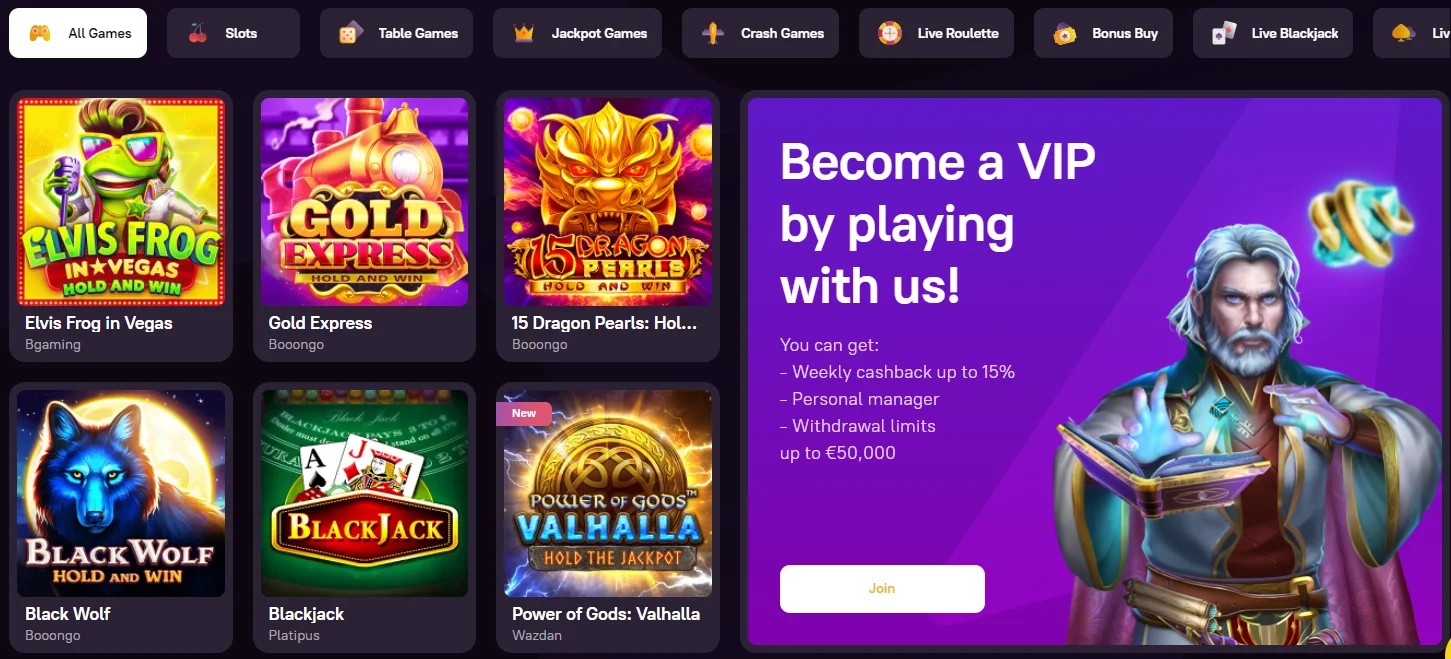 Games in The Online Casino Zoome | World Casino Expert
