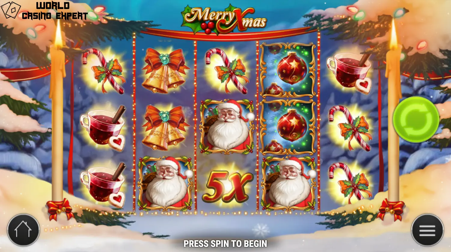 The Online Slot Merry Xmas - Free Play, Bonuses