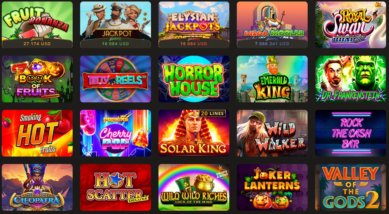 Games in Online Casino PlayFortuna