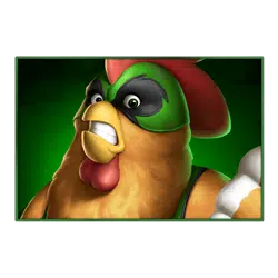 Rooster Fury online slot symbol - 7