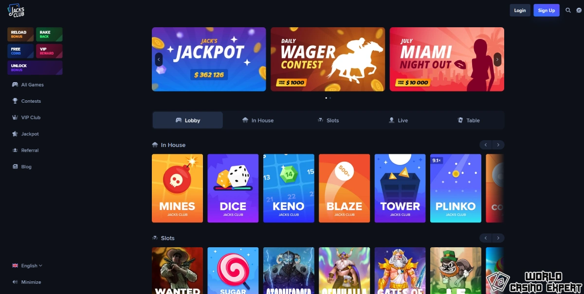 Review of Online Casino JackClub