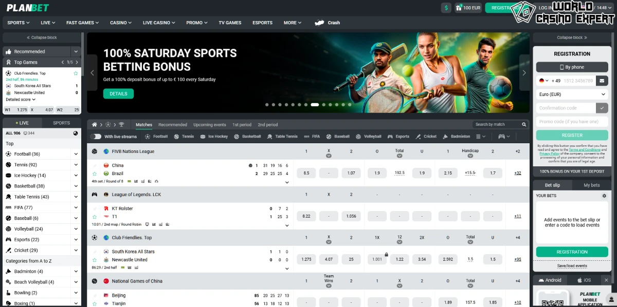 Review of Online Casino Planbet