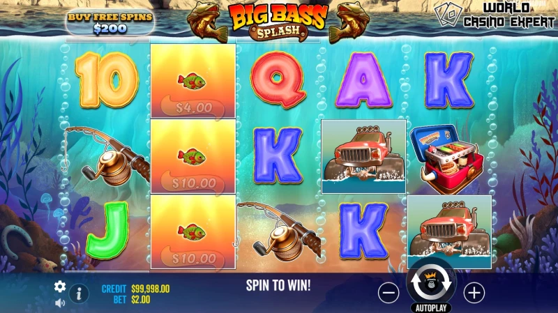Graphics of Big Bass Splash