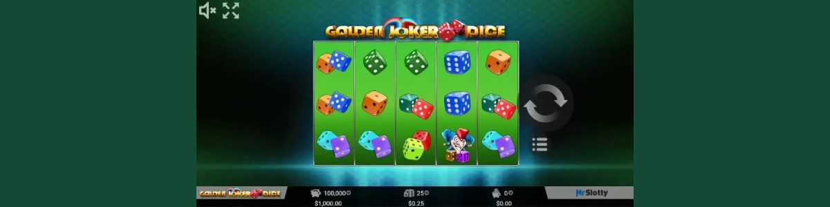 Golden Joker Dice