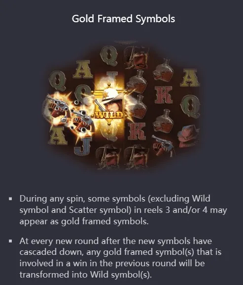 Gold Framed Symbols Slot Wild Bounty Showdown