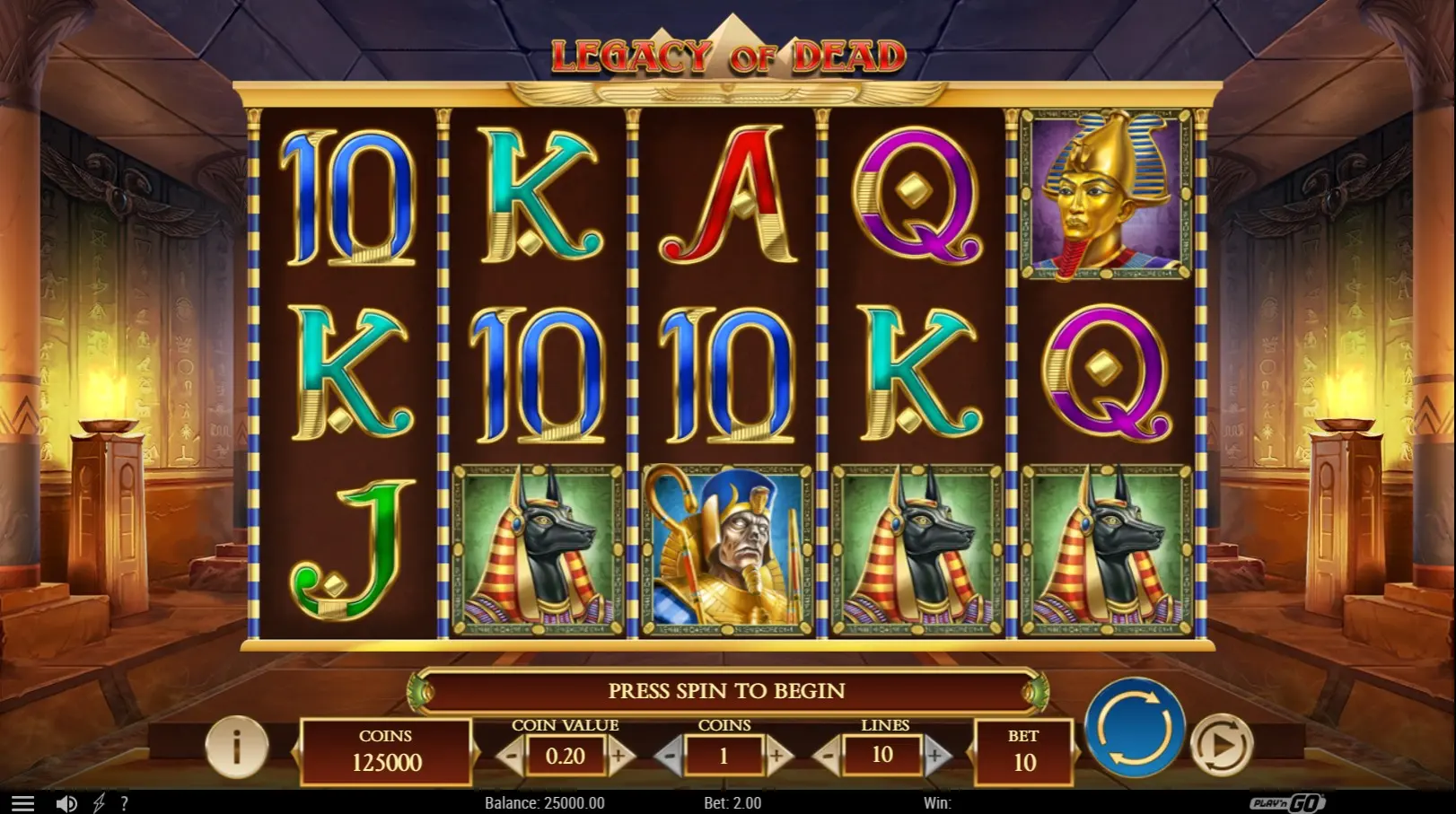 Legacy of Dead Slot Review